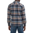 thumbnail image 2 of Wrangler Men's Long Sleeve Regular Fit Flannel Plaid Shirt, S-2XL, 2 of 4