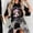 Black, variant on Women's Country Music T-Shirt Vintage Nashville Tennessee Graphic Print Short Sleeve Tee Western Cowgirl Crewneck Concert Tops
