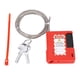 thumbnail image 2 of Candado De Seguridad Con Etiquetado Y Bloqueo, Candado De Bloqueo Eléctrico De Alta Resistencia De Acero Inoxidable De Grado Industrial De Operación Simple Para Equipos, 2 of 7