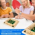 thumbnail image 6 of JIhuahe Wooden Shut The Box Dice Game- Numbers Classic Pub Game for Family Gathering Toys and Hobbies,D, 6 of 6