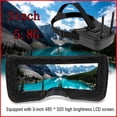 thumbnail image 3 of FPV RC Drone Goggles, Built-In 3.7V FPV Goggles, 5.8G 40 Channels Mini For Men FPV Goggles FPV Quadcopter Drones Outdoor, 3 of 8