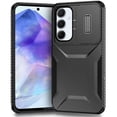 thumbnail image 1 of Rugged Case for Samsung Galaxy A55 5G with Slide Camera Cover & Drop Protection Black, 1 of 6