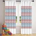 thumbnail image 5 of Blackout Kids Curtains,Christmas Folk Pattern Childrens Insulated Curtains Set Of 2,Bedroom Essentials,Toddler Room Decor 42"x84", 5 of 5