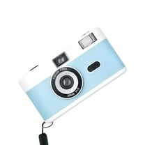GJX Half Frame Film Camera 35MM Retro Film Camera Reusable HD Gift Camera Focus- Built-in Flash Easy To Use. Film AAA Battery Are Not Included