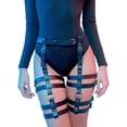thumbnail image 4 of Jumpingount PU UniversalStyles de arnés de pierna para mujer, funda para muslo enjaulada, arnés de ligas, cinturón para muslo enjaulado Cinturones, 4 of 6