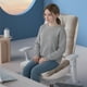 thumbnail image 5 of Set de cojines de ante engrosado - Amortiguador plegable de 2 piezas para sillones reclinables, mecedores y comodidad en casa, 5 of 6
