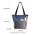 thumbnail image 3 of Fotbe Western Desert Cloud Cowboy Bolsa de Playa con Estampado, Bolsa de Hombro, Bolsa de Mano Espaciosa, Bolsa de Viaje Ligera, Bolsa de Compras Versátil, 3 of 6