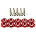 thumbnail image 1 of 10Pcs M6 Washers & Bolts Bumper Nut Car Engine Screw Red, 1 of 6