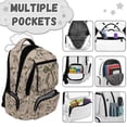 thumbnail image 6 of Uorisanigo Duck Camo Bow Kids Children School Backpack for Boys 5-10, 17 Inch Casual Rucksack with Two Side Water Bottle Pockets, Perfect for School and Sports, 6 of 7