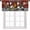 Kitchen-1, variant on Fruit Patchwork Valance Curtains, Red Buffalo Check Strawberry Cherry Watermelon Fruits Theme Window Treatment Valances for Living Room Dining Room Bedroom, 54x18 Inch