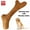 M, variant on Gigwi Tough Dog Toys for Aggressive Chewers, Durable Dog Chew Toy Teeth Cleaning, Almost Indestructible Dog Toys Stick Non-Toxic Pine Wood Antler Design, Interactive Dog Bones Large Breed