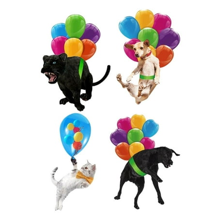 

acituna 4x Car Hanging Pendant Ornaments with Colorful Balloons