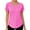 Hot Pink, variant on OGLCCG Women's Short Sleeve Running Shirts Lightweight V Neck Quick Dry Athletic T-Shirts Casual Loose Fit Outdoor Hiking Tops
