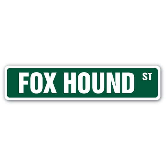 Fox Hound Street [3 Pack] of Vinyl Decal Stickers |for Laptop Car