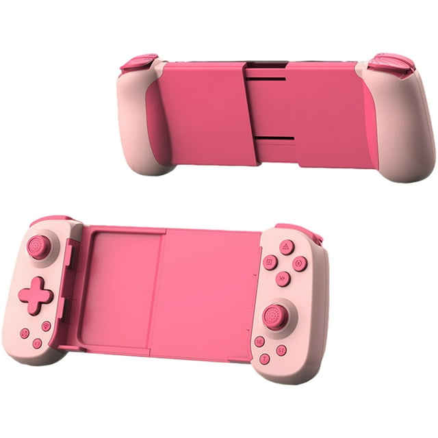 Manette de Jeu Sans Fil D6 Extensible pour Mobile Compatible avec Joysticks à Effet Hall, Contrôle de Mouvement à Six Axes et Vibration