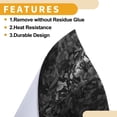 thumbnail image 3 of Unique BargainsSilver Tone Carbon Fiber Bright Finish Protective Car Wrap Film 118.1ftx11.8ft Exterior Interior Vinyl Wrap Cover 5.5mil PET 1 Pc Universal, 3 of 7