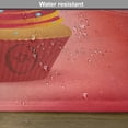 thumbnail image 5 of Ambesonne Vemilion Place Mats Set of 4, Cupcake with Beams, Standard Size, Vermilion Pink and Red, 5 of 5