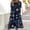 #221-Multicolor, variant on Women's Printed Summer Dress with Floral Pattern, Short Sleeves, Round Collar, and Relaxed Fit Gift