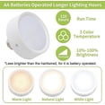 thumbnail image 4 of E26 Base Battery Operated Light Bulb, 2 Pack Battery Powered Light Bulbs, Wireless Battery Light Bulb, Remote Control Light Bulbs, 4 of 5