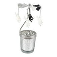 thumbnail image 3 of Spinning Tea Light Candle Holder Rotating Rotating Candle Holder Candlestick for Festive Wedding Angel, 3 of 9