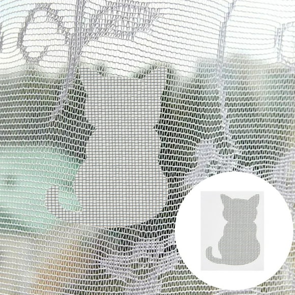 WIFKLSIIPG Self Adhesive Cartoon Mesh Screen Patch for Home Use Window Hole and Tear Fixes Water Netting Sticker with Tape