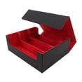 thumbnail image 1 of Caja Para Mazos De Cartas, Gran Capacidad, 3 Filas, Caja Para Mazos De Cartas, Estuche De Almacenamiento Con Cierre Magnético De Cuero PU, 1 of 7