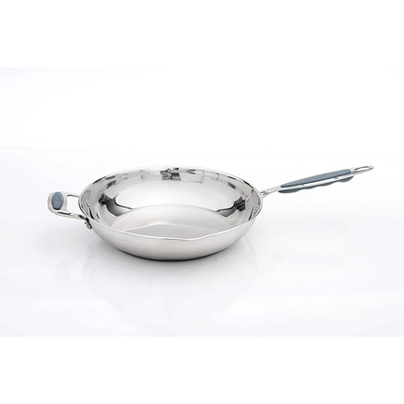 David Burke Stature 12in fry pan with pour spouts and hh