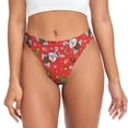 thumbnail image 1 of Fotbe Cute Christmas Bunny Tanga Sin Costuras para Mujer con Estampado – Panties Invisibles, Transpirables y Cómodos para Uso Diario-Small, 1 of 6