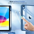 thumbnail image 3 of TiMOVO Case for iPad (A16) 11th Generation 11 Inch 2025, iPad 10th Generation Case 2022 with Pencil Holder,Auto Wake/Sleep, Blue, 3 of 8