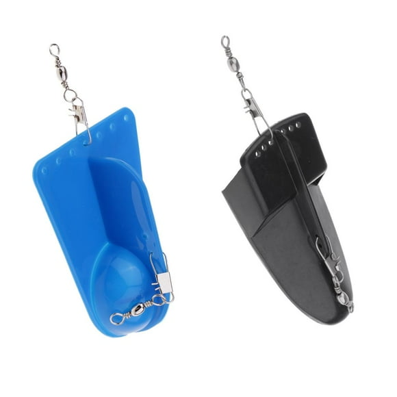 DYNWAVECA 2pcs ABS Plastic Adjustable Weight ing Trolling Diving Board Tackle High Hardness,