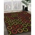 thumbnail image 2 of Ahgly Company Indoor Rectangle Patterned Chocolate Brown Area Rugs, 7' x 10', 2 of 6