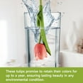 thumbnail image 4 of Artificial Tulip in Bulk for Home Kitchen Wedding Bridal Bouquet,Fake Flowers for Valentine's Day Mother's Day Easter Table Centerpieces Decorations(Large Size,Hot Pink,Real-Touch,10pcs), 4 of 5