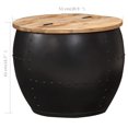 thumbnail image 4 of vidaXL Coffee Table Round 53x43 cm Solid Mango Wood, 4 of 5