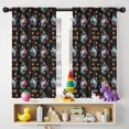 thumbnail image 5 of Blackout Kids Curtains,Colorful Controllers Games Symbols Black Pattern Childrens Insulated Curtains Set Of 2,Bedroom Essentials,Toddler Room Decor 42"x54", 5 of 5