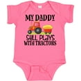 thumbnail image 3 of Inktastic Farming Daddy Plays with Tractors Boys or Girls Baby Bodysuit, 3 of 5