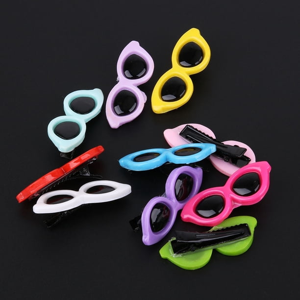 Gafas de sol para mascotas/juego de horquillas de plástico para el pelo, pinza para el pelo para perros, cabeza para mascotas, 10 Uds. Hugtrwg Para estrenar