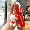 thumbnail image 1 of Sanrio-Llavero de Hello Kitty para niños, llavero de figura de Anime Kawaii, Bolsa Escolar, colgante, llavero, adornos, regalos para amigos, muñeca, joyería YAOSANBAO BAO unisex, 1 of 2