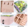thumbnail image 4 of Leather Travel Jewelry Storage Box - Portable Jewelry Organizer - Hopper, 4 of 6