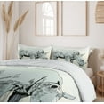 thumbnail image 5 of Ambesonne Animal Duvet Cover Sets, Wild Animal Pastel Design, 2-Queen, Pale Green and Pale Blue, 5 of 6