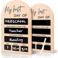 thumbnail image 1 of First Day of School Board Sign First Day at School Board, First Last Day of School Message Chalkboard Double-Sided Sign, 1 of 5