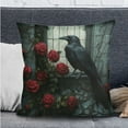 thumbnail image 2 of FOR U DESIGNS Raven Rose Print RV Dinette Cushion Covers 3 Pieces Scratch-resistant Camper Seat Covers with Pillowcase, Dinette Booth RV Couch Cover Loveseat Sofa Chair Cover, 2 of 8