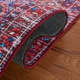thumbnail image 5 of SAFAVIEH Tucson Melva Traditional Machine Washable Runner, 2'6" x 8', Red/Blue, 5 of 8