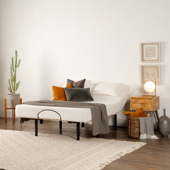 The Sleep Better Easy Setup Adjustable Bed Base Frame, Queen