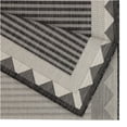 thumbnail image 2 of JERFIT 7x10 Indoor Outdoor Rug, Anthracite Flatweave Area Rug, Water Resistant Polypropylene Patio Carpet for Deck, Porch, Living Room, 2 of 7