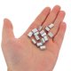 thumbnail image 5 of WEUVEB 200Ud Abrazaderas De Aluminio Para Cuerda De Acero Doble Agujero Para Fijación Segura Y, 5 of 8
