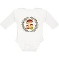 thumbnail image 3 of Inktastic Cottagecore Mushroom Wreath Girls Long Sleeve Baby Bodysuit, 3 of 5