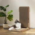 thumbnail image 4 of Coziwow L-shaped Cat Scratcher Cardboard Pad Cat Lounge Bed W/ Catnip Vertical, 4 of 11