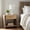 Gray, variant on Euroco 25.25" Tall Nightstand with Storage Drawer,Solid Wood Bedside Table End Side Table with Bottom Shelf for Bedroom,Black