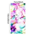 thumbnail image 3 of Yika Beach Blankets Beach Towel Microfiber Beach Towel Super Lightweight Colorful Bath Towel Sandproof Beach Blanket Multi-Purpose Towel For Travel Swimming Pool 30x60, 3 of 3
