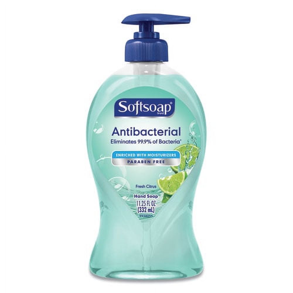 Antibacterial Hand Soap, Fresh Citrus, 11.25 Oz Pump Bottle, 6/carton | Bundle of 2 Cartons